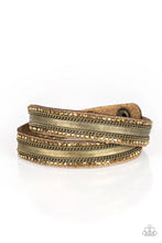 Load image into Gallery viewer, Paparazzi Accessories - Rocker Rivalry - Brass
