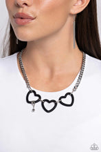 Load image into Gallery viewer, Paparazzi Accessories - Heart Homage - Black
