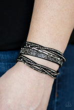 Load image into Gallery viewer, Paparazzi Accessories - Tough Girl Glamour - Black
