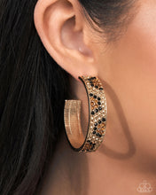 Load image into Gallery viewer, Paparazzi Accessories - Cheetah Clique - Gold
