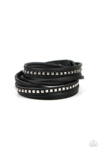 Load image into Gallery viewer, Paparazzi Accessories - Studded Sensation - Black
