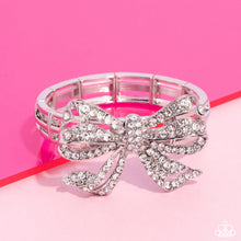 Load image into Gallery viewer, Paparazzi Accessories - Its All A-BOW-t Me - White
