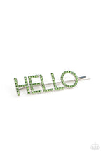 Load image into Gallery viewer, Paparazzi Accessories - Hello There - Green
