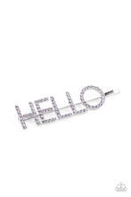 Load image into Gallery viewer, Paparazzi Accessories - Hello There - Purple

