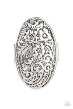 Load image into Gallery viewer, Paparazzi Accessories - Floral Fortress - Silver
