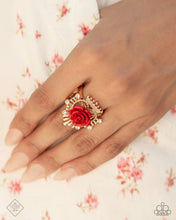 Load image into Gallery viewer, Paparazzi Accessories - Visible Victorian - Red

