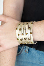 Load image into Gallery viewer, Paparazzi Accessories - Go-Getter Glamorous - Brass
