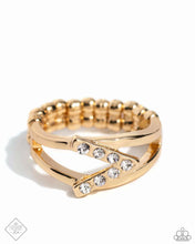 Load image into Gallery viewer, Paparazzi Accessories - Linear Law - Gold

