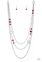 Load image into Gallery viewer, Paparazzi Accessories - Starry-Eyed Eloquence - Red
