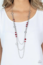 Load image into Gallery viewer, Paparazzi Accessories - Starry-Eyed Eloquence - Red
