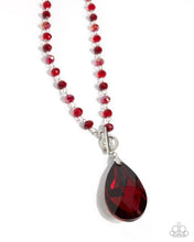 Load image into Gallery viewer, Paparazzi Accessories - Teardrop Tale - Red
