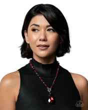 Load image into Gallery viewer, Paparazzi Accessories - Teardrop Tale - Red
