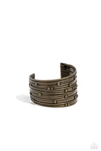 Load image into Gallery viewer, Paparazzi Accessories - Mechanical Motif - Brass
