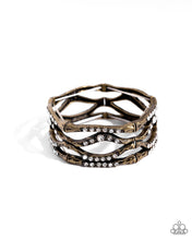 Load image into Gallery viewer, Paparazzi Accessories - Cross Country - Brass
