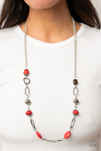 Load image into Gallery viewer, Paparazzi Accessories - Barefoot Bohemian - Red
