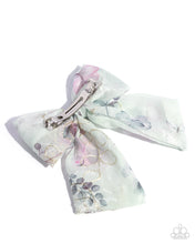 Load image into Gallery viewer, Paparazzi Accessories - BOW Together - Green Hair Clip
