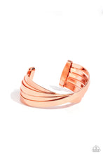 Load image into Gallery viewer, Paparazzi Accessories - Rebellious Ribbons - Copper
