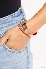 Load image into Gallery viewer, Paparazzi Accessories - Rebellious Ribbons - Copper
