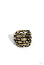 Load image into Gallery viewer, Paparazzi Accessories - Steadfast Stack - Brass
