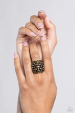 Load image into Gallery viewer, Paparazzi Accessories - Steadfast Stack - Brass
