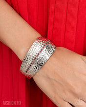Load image into Gallery viewer, Paparazzi Accessories - Spontaneous Surety - Red
