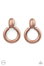 Load image into Gallery viewer, Paparazzi Accessories - Ancient Artisan - Copper Clip-On
