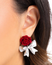 Load image into Gallery viewer, Paparazzi Accessories - Rosette Rarity - Red
