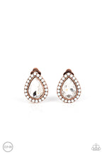 Load image into Gallery viewer, Paparazzi Accessories - Cosmic Castles - Copper Clip-On
