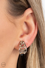 Load image into Gallery viewer, Paparazzi Accessories - Extra Effervescent - Brown Clip-On
