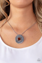 Load image into Gallery viewer, Paparazzi Accessories - Make Me a MEDALLION-aire - Brown
