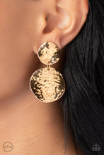Load image into Gallery viewer, Paparazzi Accessories - Rush Hour - Gold Clip-On
