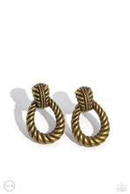 Load image into Gallery viewer, Paparazzi Accessories - Roping Rodeo - Brass Clip On
