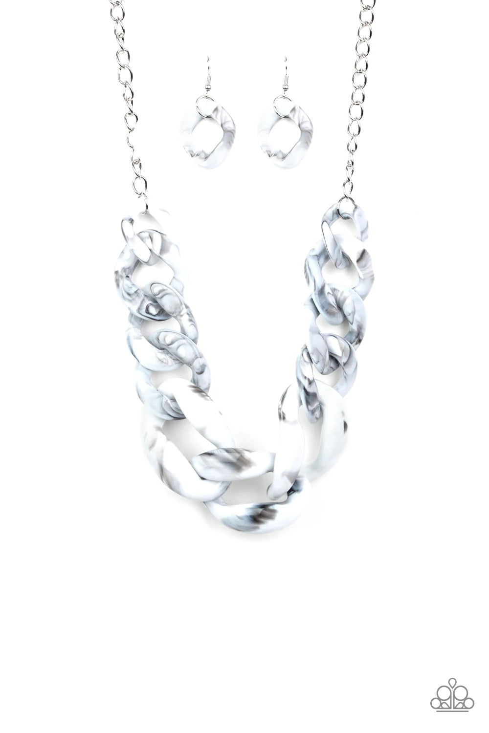 Paparazzi Accessories - Red-HAUTE Mama - White