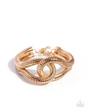 Load image into Gallery viewer, Paparazzi Accessories - Interlocked Ignition - Gold
