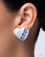 Load image into Gallery viewer, Paparazzi Accessories - Sweetheart Stitching - Blue
