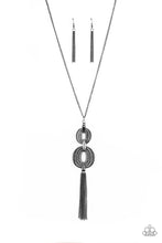 Load image into Gallery viewer, Paparazzi Accessories - Timelessly Tasseled - Black
