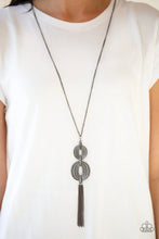 Load image into Gallery viewer, Paparazzi Accessories - Timelessly Tasseled - Black

