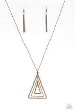 Load image into Gallery viewer, Paparazzi Accessories - TRI Harder - Brass
