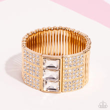 Load image into Gallery viewer, Paparazzi Accessories - Dramatic Diva - Gold
