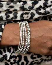 Load image into Gallery viewer, Paparazzi Accessories - Persistent Pizzazz - White
