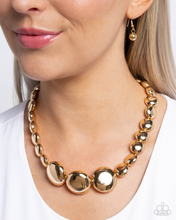 Load image into Gallery viewer, Paparazzi Accessories - Reflective Roar - Gold
