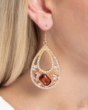 Load image into Gallery viewer, Paparazzi Accessories - Teardrop Trifecta - Brown
