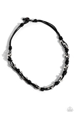 Load image into Gallery viewer, Paparazzi Accessories - Braided Brawl - Black

