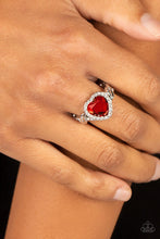 Load image into Gallery viewer, Paparazzi Accessories - Committed to Cupid - Red
