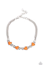 Load image into Gallery viewer, Paparazzi Accessories - Smitten Sweethearts - Orange
