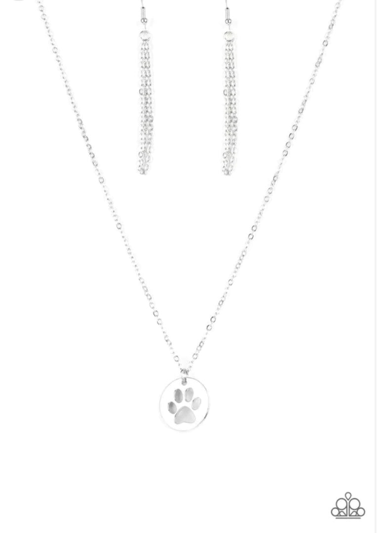 Paparazzi Accessories - Think PAW-sitive - Silver