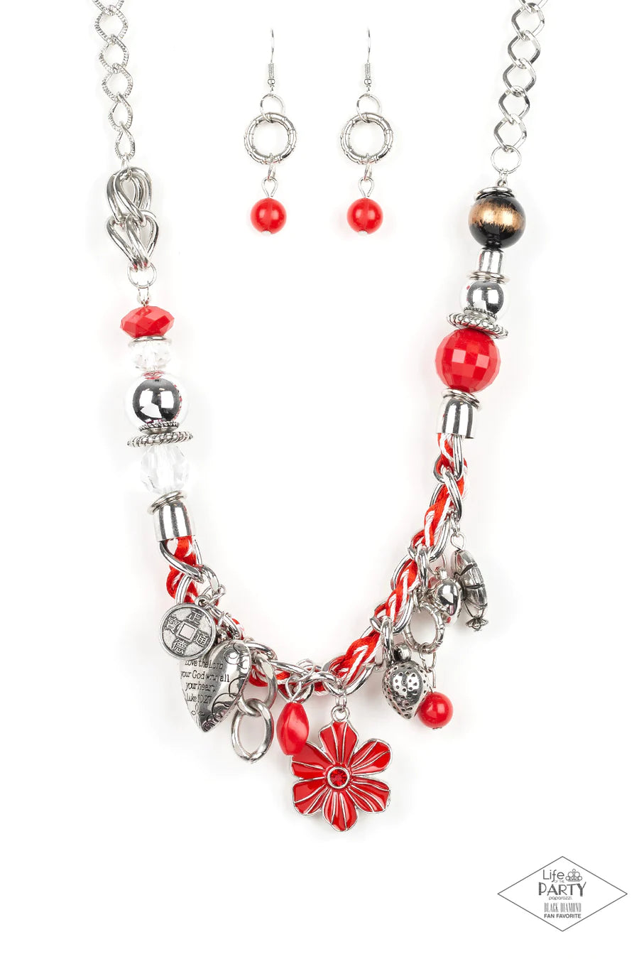 Paparazzi Accessories - CHARMED, I AM SURE - RED