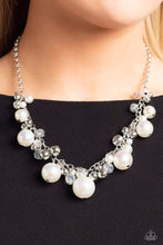 Load image into Gallery viewer, Paparazzi Accessories - Scratched Shimmer - White
