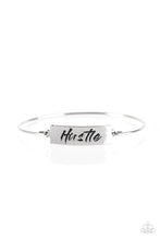 Load image into Gallery viewer, Paparazzi Accessories - Hustle Hard - Silver
