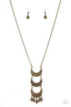 Load image into Gallery viewer, Paparazzi - Half-Moon Child - Brass
